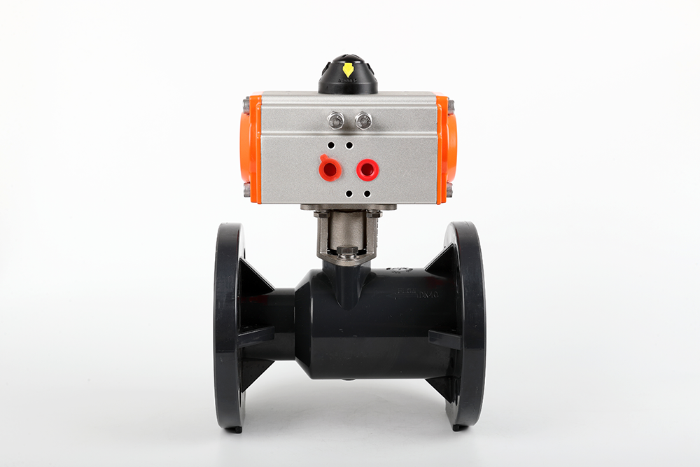 永安气动法兰一体球阀